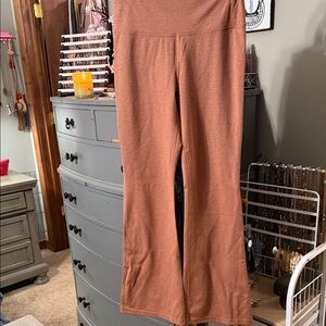 Mono B Tan Flared Pants